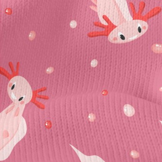 Cute Pink Salamander Stretch Jersey