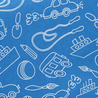 Children&#39;s Transportation  Midweight Cotton Poplin