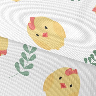 Cute Chicks And Leaves Waterproof Oxford