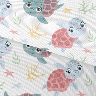 Little Turtle Learns To Swim Waterproof Oxford