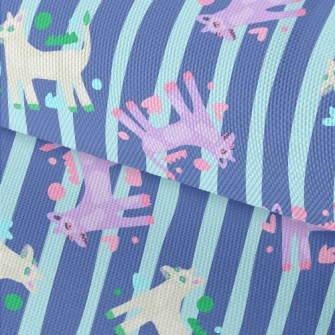 Contemporary Art Abstract Dog Waterproof Oxford