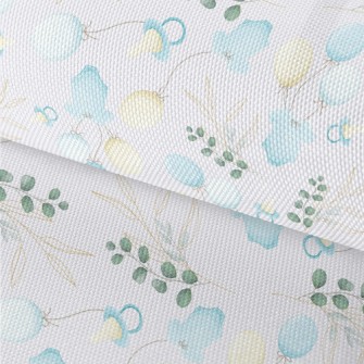 Round Leaves And Baby Decorati Waterproof Oxford