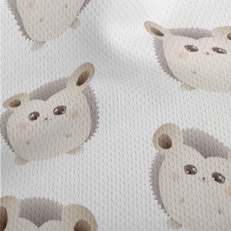 Chubby Little Hedgehog Athletic Mesh Flat Back