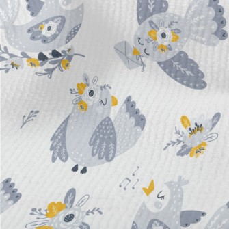 Bird Flying With Flowers Terry