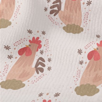 Shiny Hand Drawn Rooster Terry