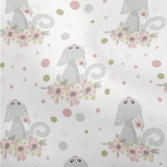 Cat In The Flowers Looking Up Dobby