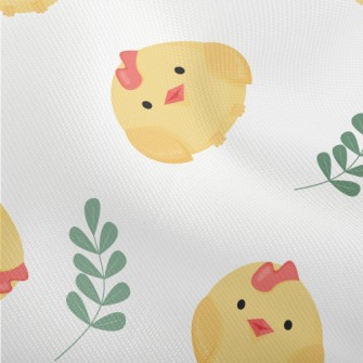 Cute Chicks And Leaves Dobby