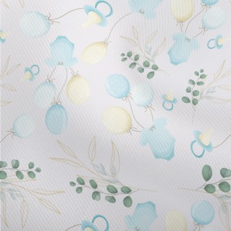 Round Leaves And Baby Decorati Dobby