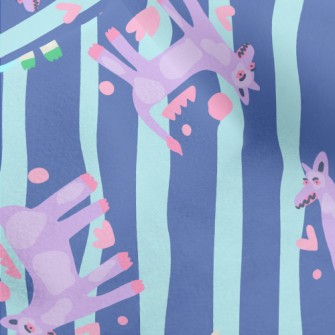 Contemporary Art Abstract Dog Micro Fleece