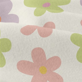 Hand Drawn Colorful Five Petal Modern Jersey
