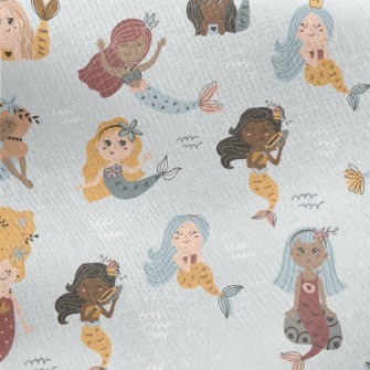 Mermaid Happy Life Jersey Backed Fleece