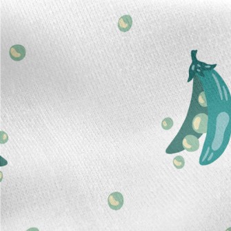 Peas From Organic Farm Jersey Backed Fleece