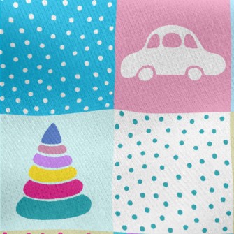 Children's Toy Friends Jersey Backed Fleece