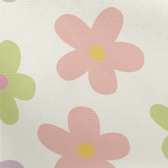Hand Drawn Colorful Five Petal Pongee