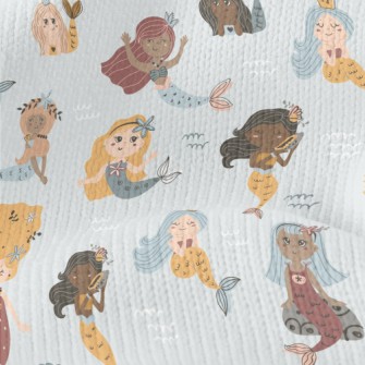 Mermaid Happy Life Stretch Jersey
