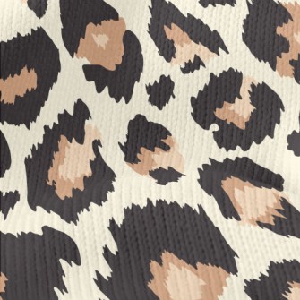 Fashionable Leopard Print Stretch Jersey