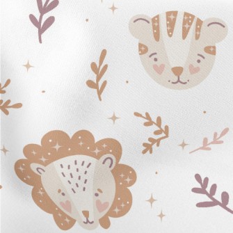 Boho Animals Lightweight Cotton Poplin