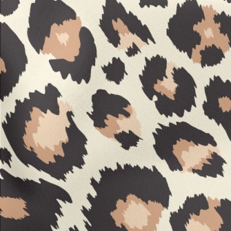 Fashionable Leopard Print Lightweight Cotton Poplin