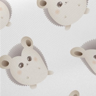 Chubby Little Hedgehog Midweight Cotton Poplin