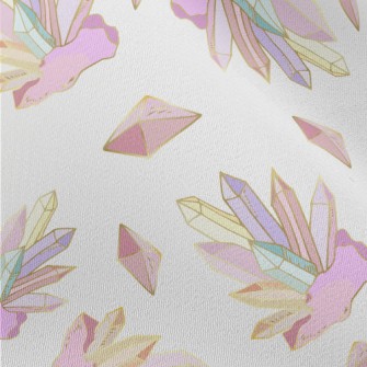 Hand Drawn Crystals And Gemsto Chiffon