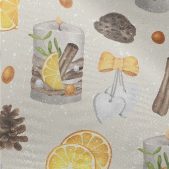 Watercolor Style Decoration Chiffon
