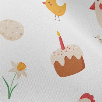 Easter Chicks And Eggs Chiffon