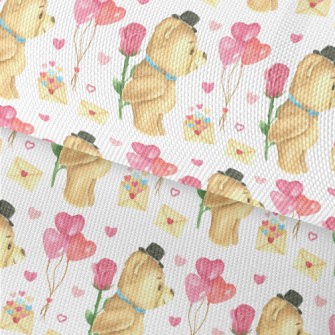 Valentine&#39;s Day Teddy Bear Waterproof Oxford