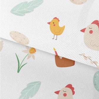 Easter Chicks And Eggs Waterproof Oxford