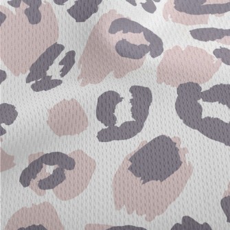 Elegant And Fashionable Leopar Athletic Mesh Flat Back