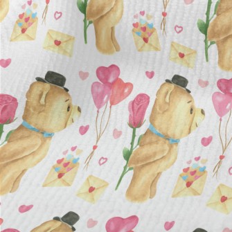 Valentine&#39;s Day Teddy Bear Terry