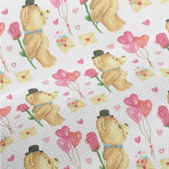 Valentine&#39;s Day Teddy Bear Performance Linen