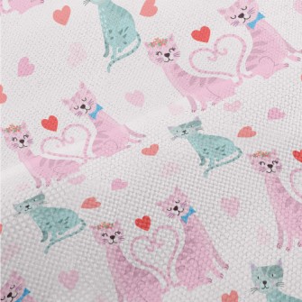 A Pair Of Cats Celebrating Val Performance Linen