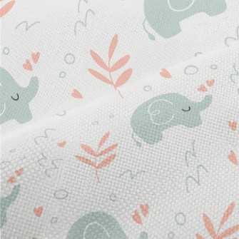 Baby Elephant In Kindergarten Performance Linen