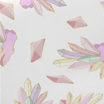 Hand Drawn Crystals And Gemsto Twill
