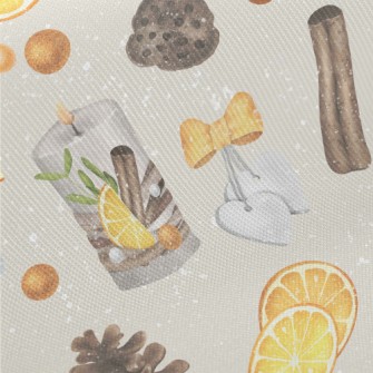 Watercolor Style Decoration Twill