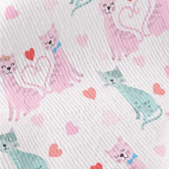 A Pair Of Cats Celebrating Val Standard Corduroy