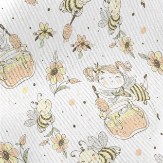 Flower Fairy And Bee Standard Corduroy