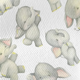 Dancing Baby Elephant Standard Corduroy