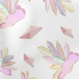 Hand Drawn Crystals And Gemsto Stretch Ponte