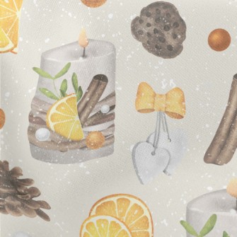 Watercolor Style Decoration Stretch Ponte
