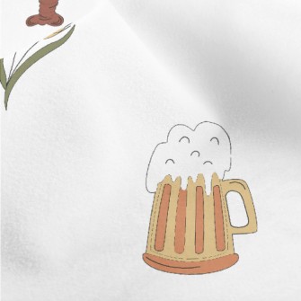 Wheat Beer And Shrimps Micro Fleece
