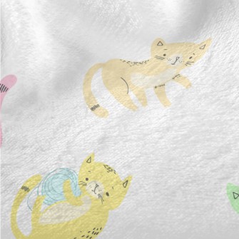 Colorful And Playful Kitten Minky