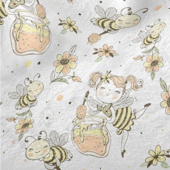 Flower Fairy And Bee Minky