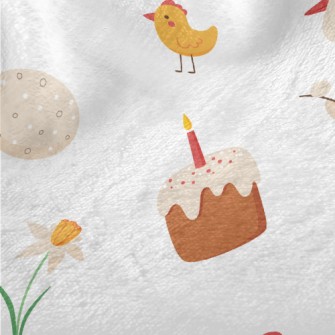 Easter Chicks And Eggs Minky