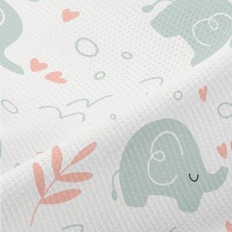 Baby Elephant In Kindergarten Piqué