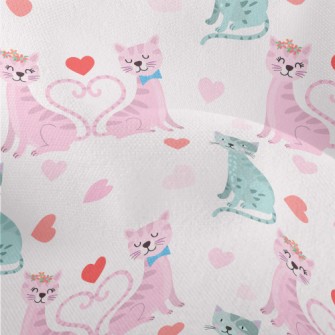 A Pair Of Cats Celebrating Val Lightweight Performance Linen