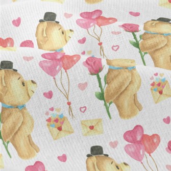 Valentine&#39;s Day Teddy Bear Modern Jersey