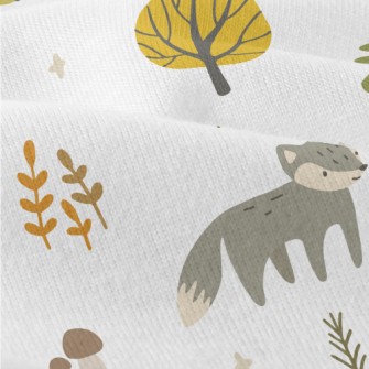 Cute Animals In The Autumn For Modern Jersey