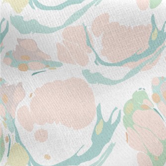 Special Abstract Ink Color Blo Jersey Backed Fleece