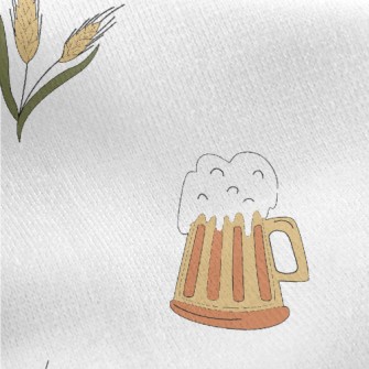 Wheat Beer And Shrimps Jersey Backed Fleece